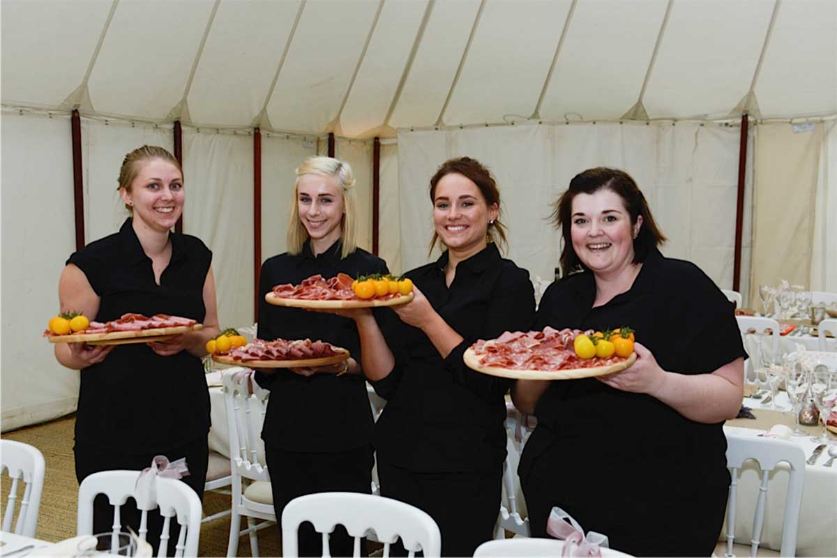 catering for a norfolk wedding